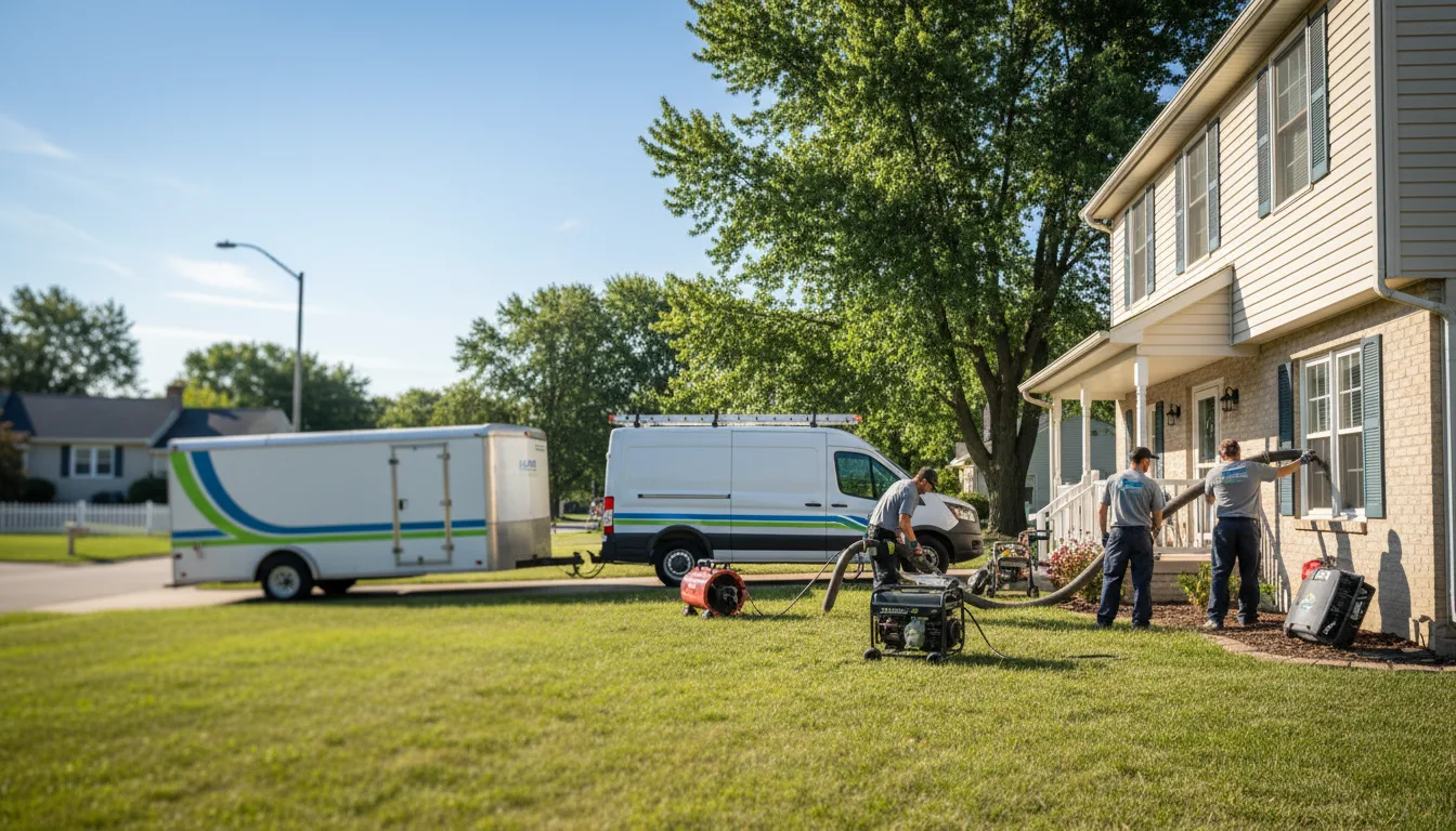Flooded Basement Restoration And Cleanup With Repair in Oblong, IL near me